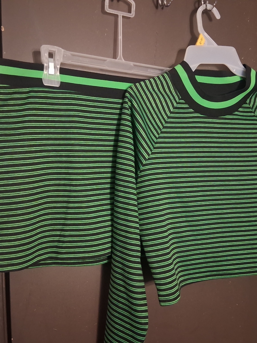 ‼️SOLD‼️Target Green and Black Striped Mini Dress